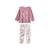 Pyjama enfant 2 pièces en velours rose louisa Rose 2 - vertbaudet enfant 