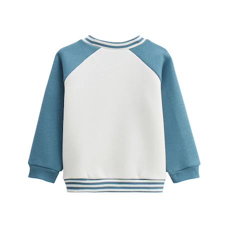 Ensemble bébé sweat et pantalon en molleton tao Bleu 5 - vertbaudet enfant 