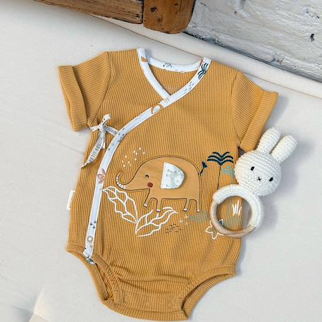 Barboteuse bébé hawaiki Ocre 6 - vertbaudet enfant 