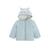 Doudoune bébé intérieur polaire avec capuche alma Bleu 2 - vertbaudet enfant 