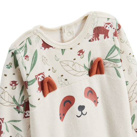 Pyjama bébé en velours gustin Beige 5 - vertbaudet enfant 