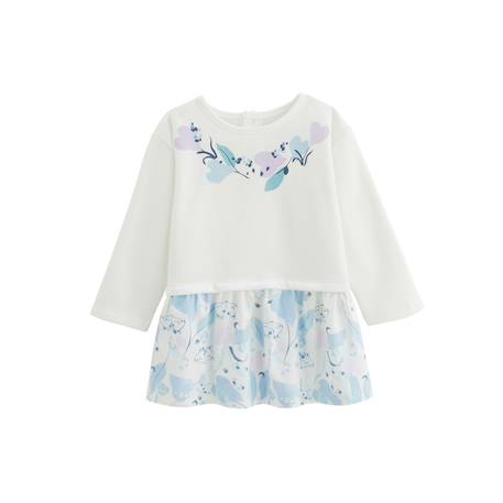 Robe enfant en molleton polarmoon Bleu 2 - vertbaudet enfant 