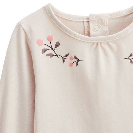 Lot de 2 t-shirts bébé manches longues sora Ecru 4 - vertbaudet enfant 