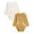 Lot de 2 bodies bébé manches longues swan Ocre 2 - vertbaudet enfant 