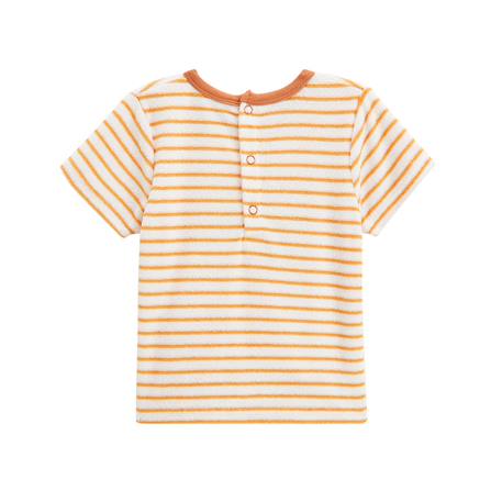 Ensemble bébé t-shirt et short en éponge mio Ecru 5 - vertbaudet enfant 