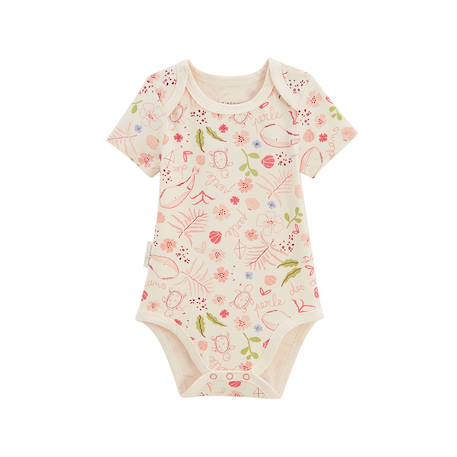 Lot de 2 bodies bébé manches courtes santa giulia Ecru 6 - vertbaudet enfant 