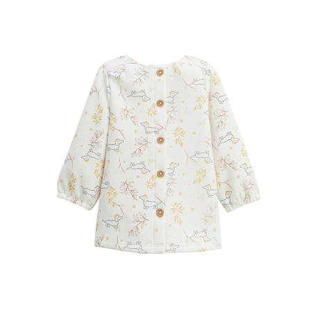 Ensemble bébé robe et legging en molleton emilie Ocre 5 - vertbaudet enfant 