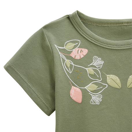 T-shirt enfant pivoina Kaki 4 - vertbaudet enfant 