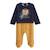 Pyjama bébé en velours charly Bleu 2 - vertbaudet enfant 