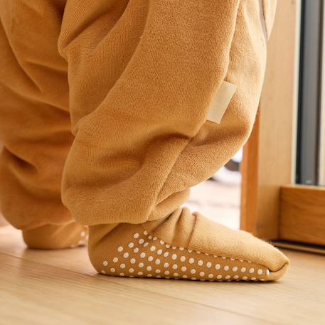 Turbulette tog 2 en velours avec pieds retroussables charly Camel 6 - vertbaudet enfant 