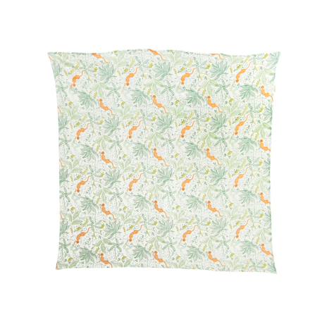 Foulard en gaze de coton kanha 100 x 100 cm Ecru 3 - vertbaudet enfant 
