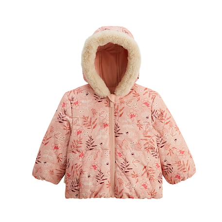 Doudoune réversible enfant imperméable avec capuche manouk Rose 5 - vertbaudet enfant 