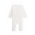 Pyjama bébé en velours ouverture pont mon petit chou du pérou Ecru 3 - vertbaudet enfant 