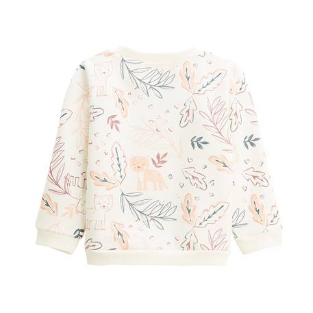 Ensemble bébé sweat et pantalon en molleton matcha Rose 3 - vertbaudet enfant 