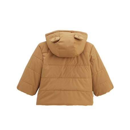 Doudoune bébé intérieur polaire avec capuche lamascotte Camel 3 - vertbaudet enfant 