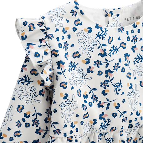 Blouse en popeline céleste Ecru 4 - vertbaudet enfant 