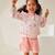 Jupe enfant rose en gaze de coton caraïbes Rose 6 - vertbaudet enfant 