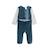 Pyjama bébé en velours cacahuète Bleu 4 - vertbaudet enfant 