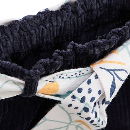 Short bébé en velours côtelé holamuchacha Bleu 4 - vertbaudet enfant 