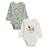 Lot de 2 bodies bébé manches longues cache-cache Ecru 2 - vertbaudet enfant 