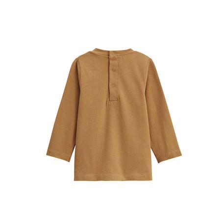 Ensemble salopette bébé en molleton et t-shirt lamascotte Ecru 6 - vertbaudet enfant 