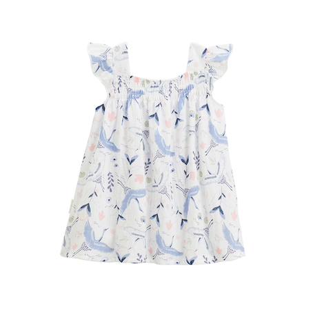 Robe bébé en gaze de coton tiana Ecru 2 - vertbaudet enfant 