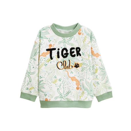 Sweat-shirt enfant kanha Ecru 2 - vertbaudet enfant 