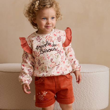 Short en velours côtelé manouk Corail 6 - vertbaudet enfant 