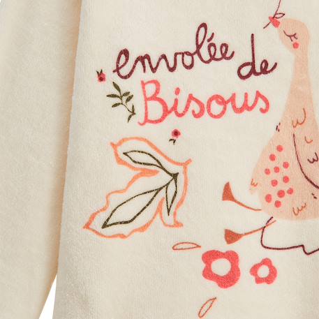 Lot de 2 pyjamas 2 pièces en velours avec pieds retroussables manouk Rose 4 - vertbaudet enfant 