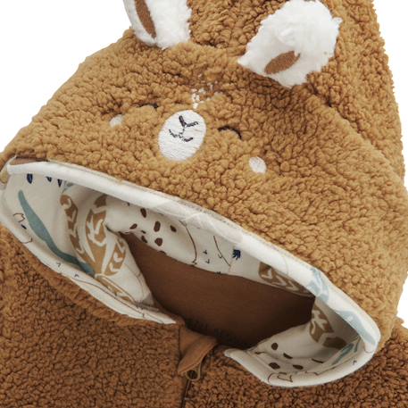 Ensemble bébé veste et pantalon en sherpa lamascotte Camel 3 - vertbaudet enfant 