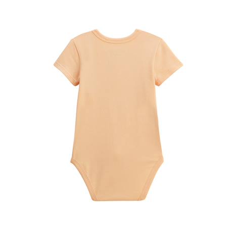 Lot de 2 bodies bébé manches courtes ouverture croisée sierra Peche 5 - vertbaudet enfant 