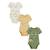Lot de 3 bodies bébé manches courtes gabin Vert 2 - vertbaudet enfant 