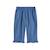Pantalon enfant en chambray camila Bleu 3 - vertbaudet enfant 