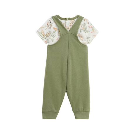 Ensemble salopette bébé et t-shirt gabin Vert 3 - vertbaudet enfant 