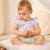 Ensemble enfant t-shirt et short en gaze de coton tiana Ecru 6 - vertbaudet enfant 
