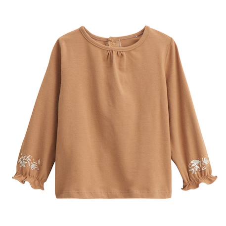 Ensemble salopette bébé en molleton et t-shirt chincha Ecru 5 - vertbaudet enfant 