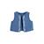 Veste sans manches enfant en chambray camila Bleu 2 - vertbaudet enfant 