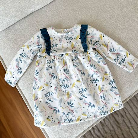 Robe enfant en molleton bianca Ecru 5 - vertbaudet enfant 