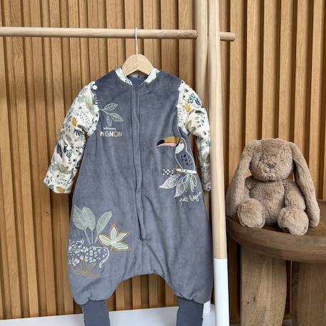 Turbulette d'hiver avec pieds retroussables et manches amovibles boavista Gris 5 - vertbaudet enfant 