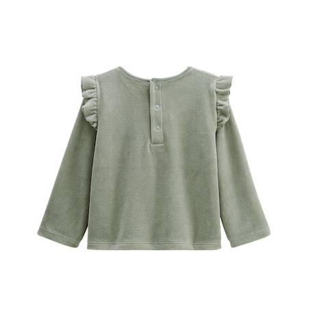 Pyjama enfant 2 pièces en velours lily Kaki 3 - vertbaudet enfant 