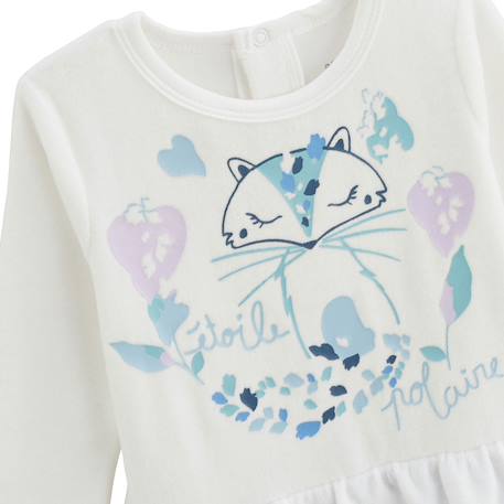 Pyjama bébé en velours polarmoon Bleu 3 - vertbaudet enfant 