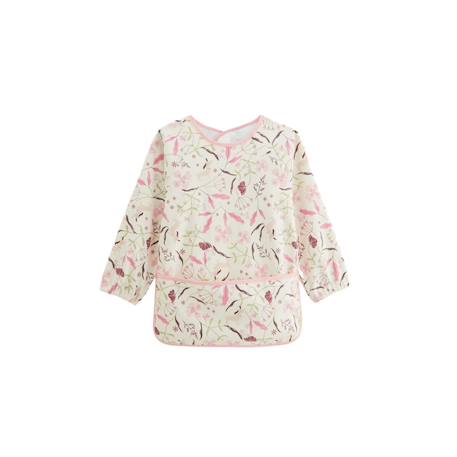 Bavoir tablier manches longues mila Ecru 2 - vertbaudet enfant 