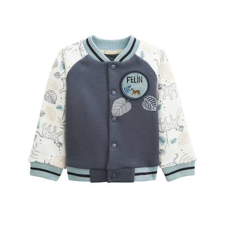 Veste teddy bébé en molleton ultra chaud félintrépide Bleu 2 - vertbaudet enfant 