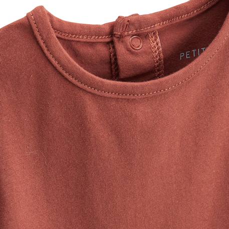 Ensemble enfant t-shirt et short en gaze de coton fiesta Terracotta 4 - vertbaudet enfant 