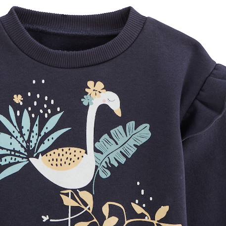 Ensemble bébé sweat-shirt et pantalon en molleton holamuchacha Bleu 5 - vertbaudet enfant 