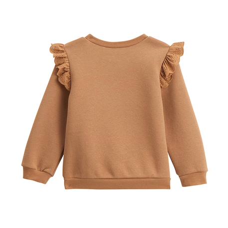 Ensemble bébé sweat et pantalon en molleton chincha Camel 5 - vertbaudet enfant 