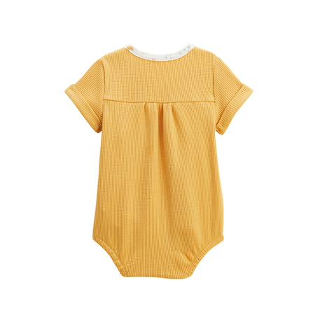 Barboteuse bébé hawaiki Ocre 3 - vertbaudet enfant 