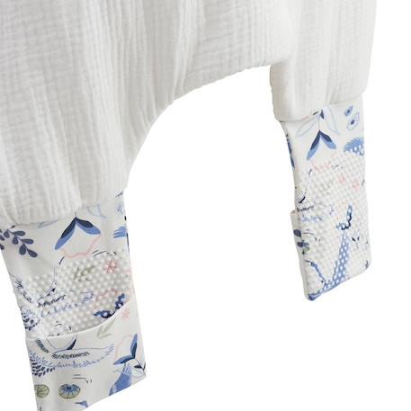 Turbulette tog2 en gaze de coton avec pieds retroussables tiana Ecru 4 - vertbaudet enfant 