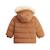 Doudoune imperméable doublée sherpa avec capuche chincha Camel 3 - vertbaudet enfant 
