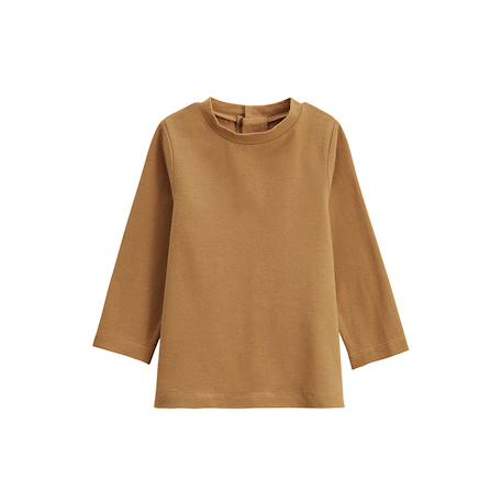 Ensemble salopette bébé en molleton et t-shirt lamascotte Ecru 5 - vertbaudet enfant 